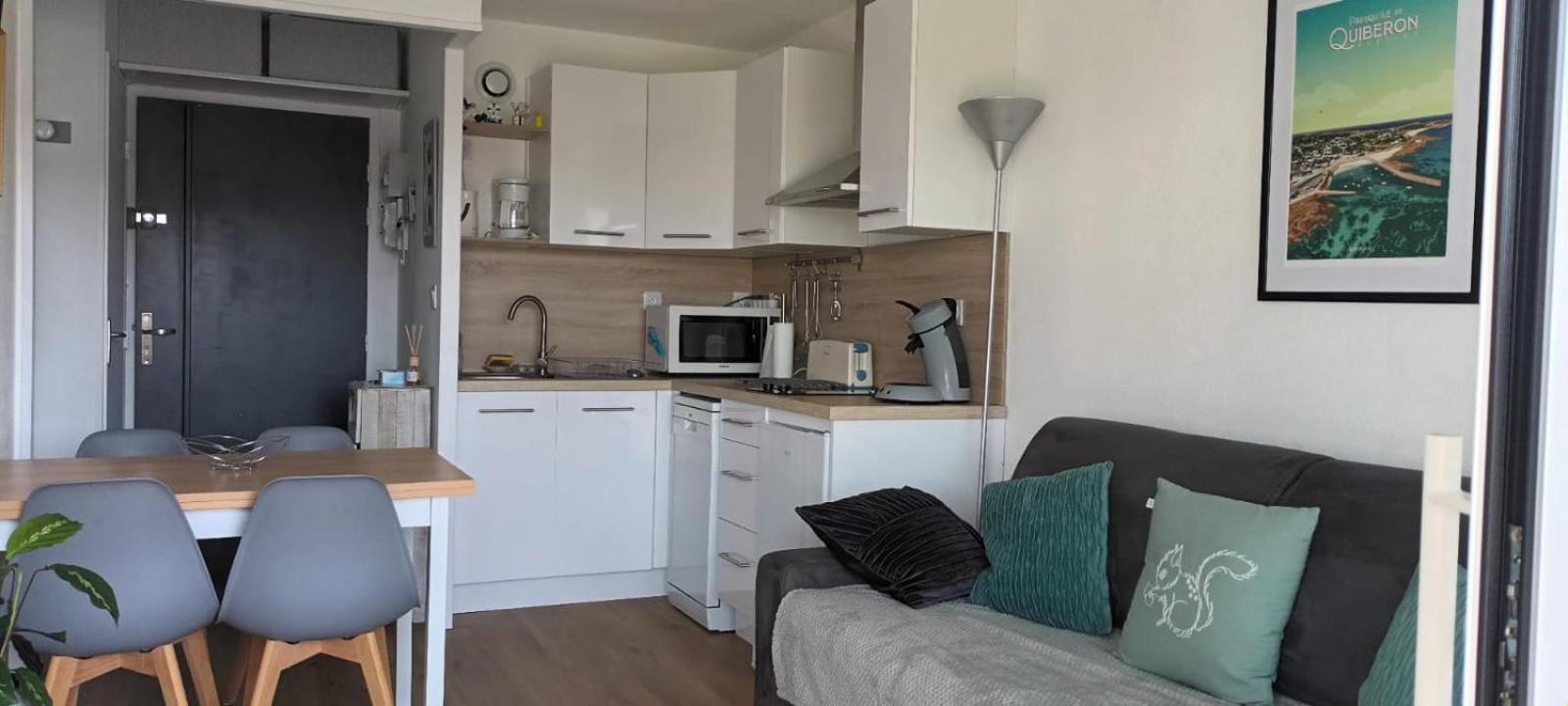 Appartement Cocon A Quiberon Dans Residence Calme, Plages Et Centre Ville A Pied Ou A Velo Pour 2 A 4 Personnes Exterior photo